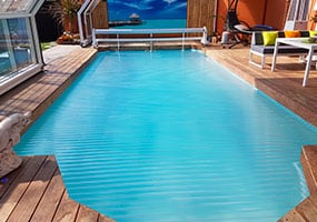 Lames polycarbonate solaire translucide volet piscine
